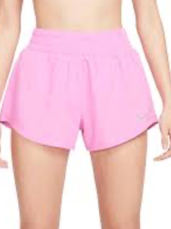 Nike Pants - Nike Women's Dri-FIT Mid-Rise Pink Athletic Lined Shorts Rear Pocket Size XL